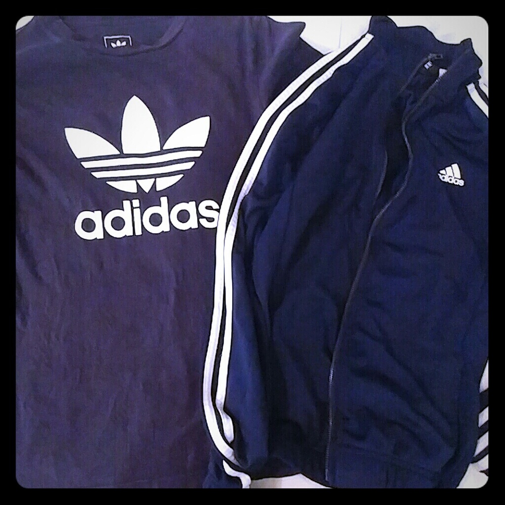 Boys Adidas jacket and shirt